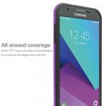 Wholesale Samsung Galaxy J7 V Perx J7 Sky Pro (2017) Armor Hybrid Case (Purple)